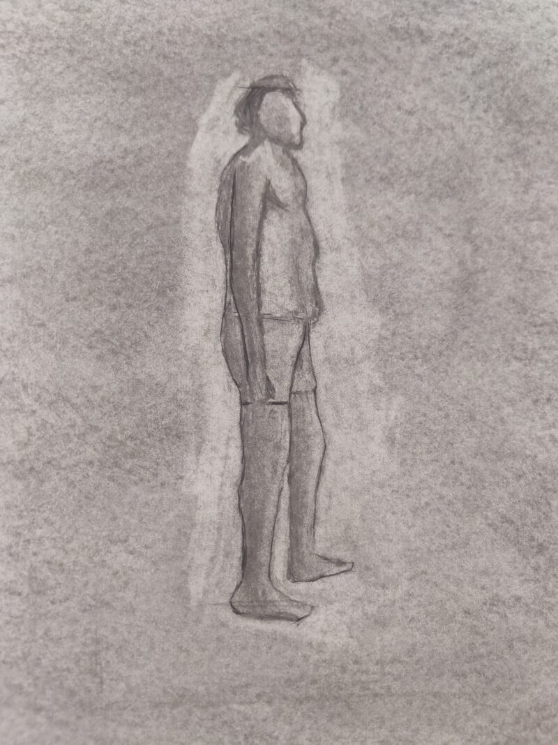 drawing of a man