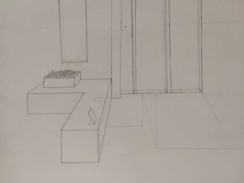 drawing of a room