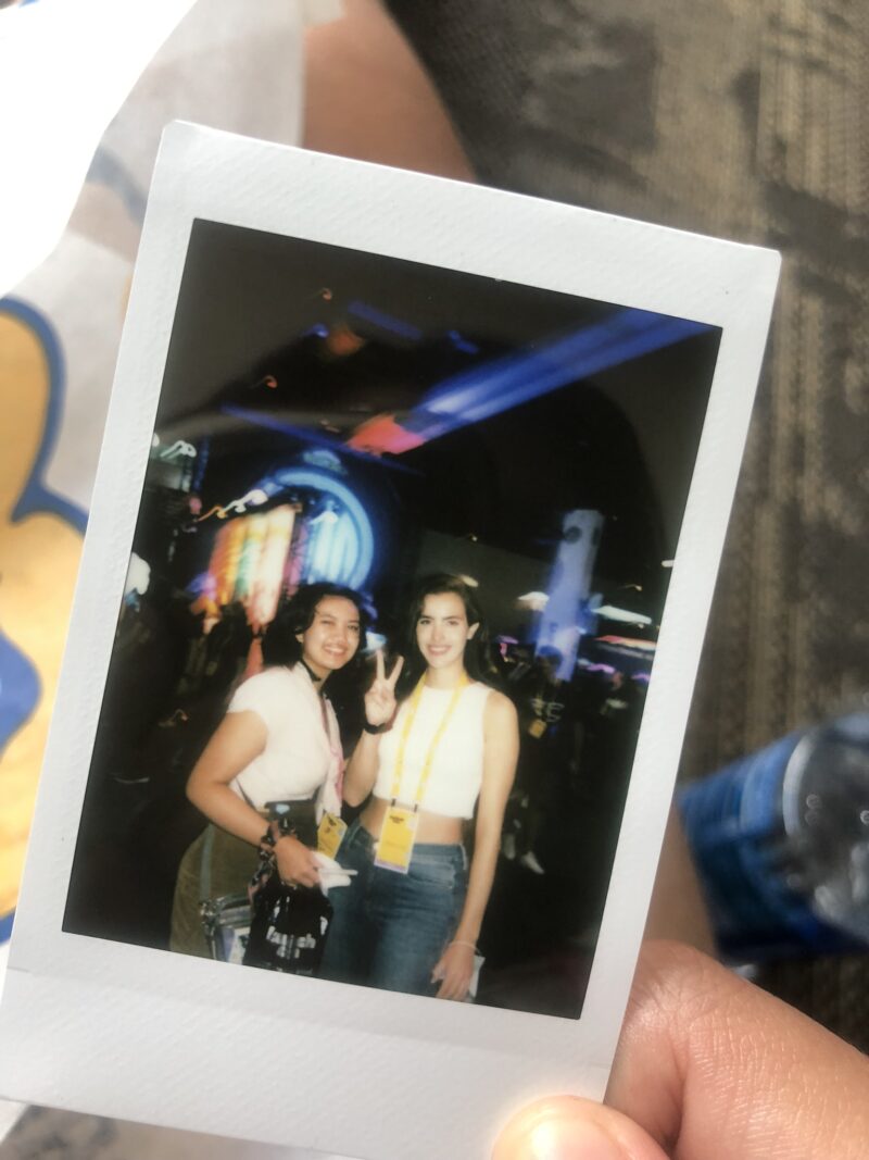 polaroid of me with alexandra botez