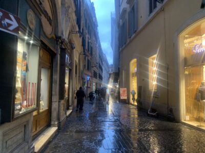city corridor in Rome