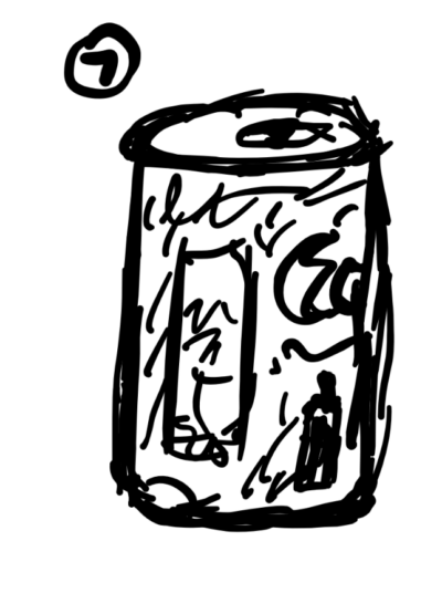 drawing of coke