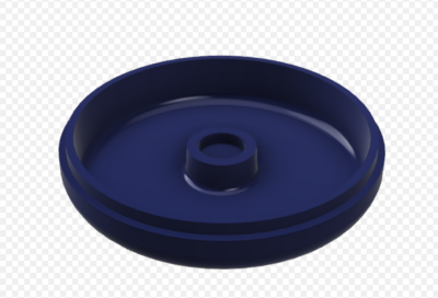 3-d render of yoyo part (shaped like a bowl)