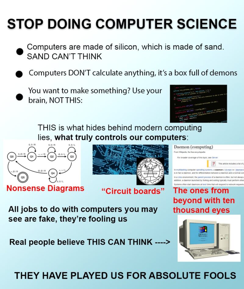 STOP DOING COMPUTER SCIENCE