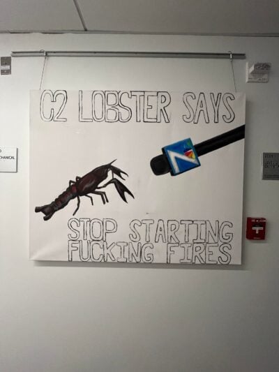 lobster mural