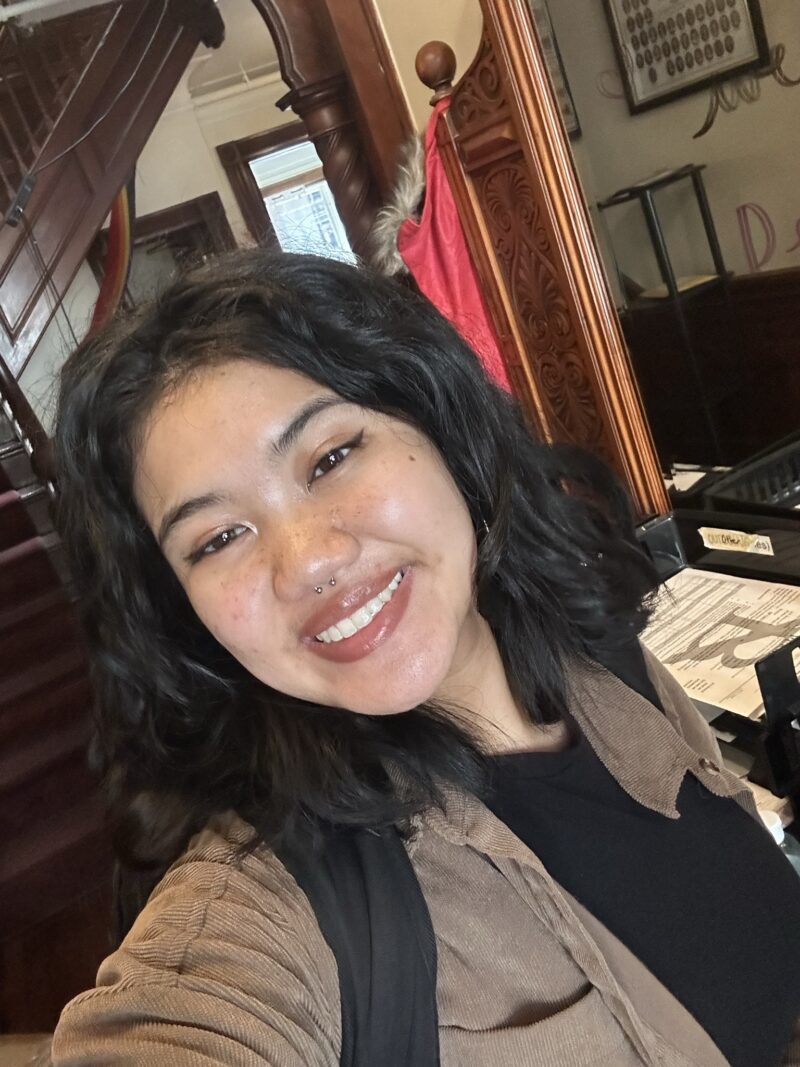 girl (cami) smiling at the camera