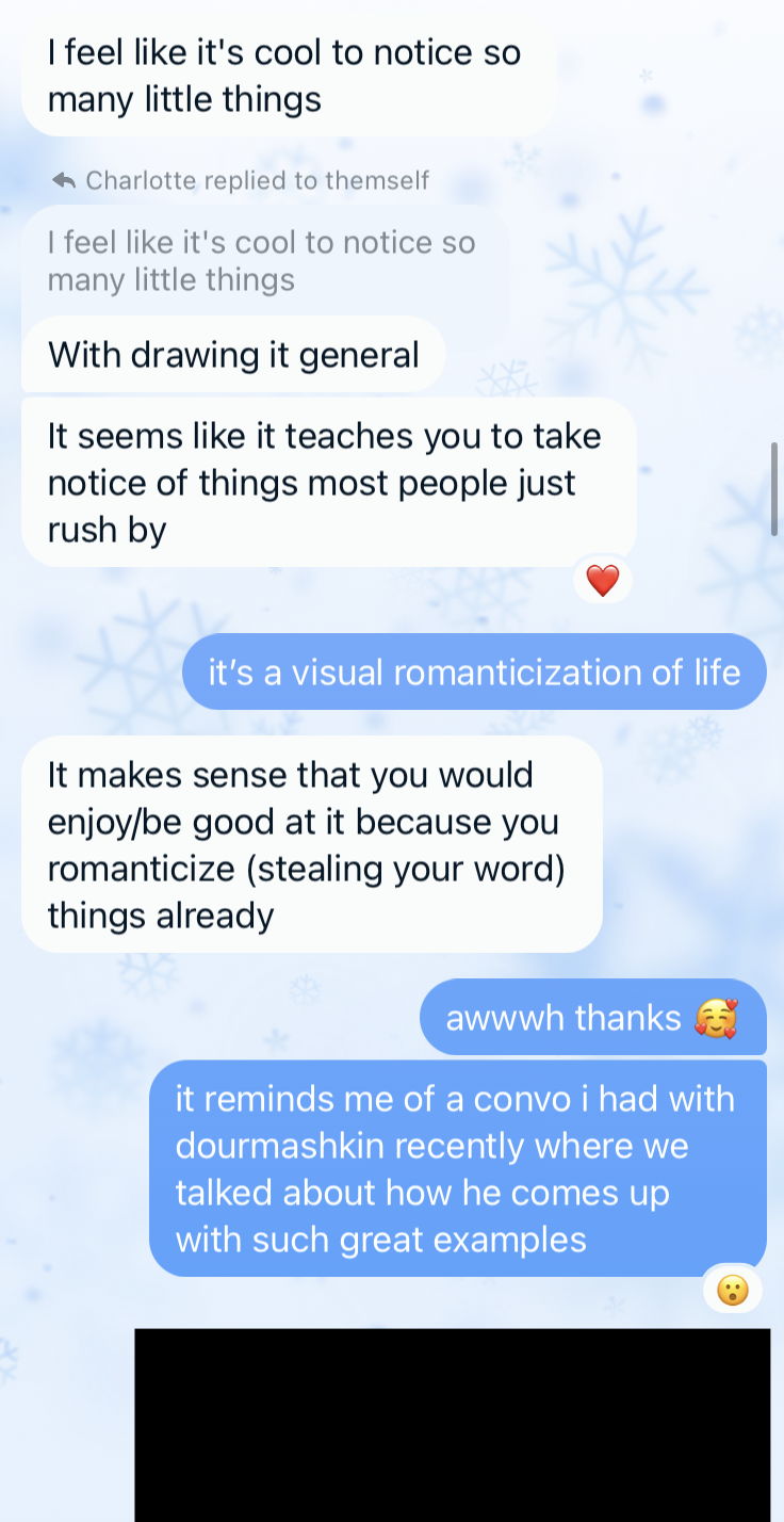 text convo between me and a friend