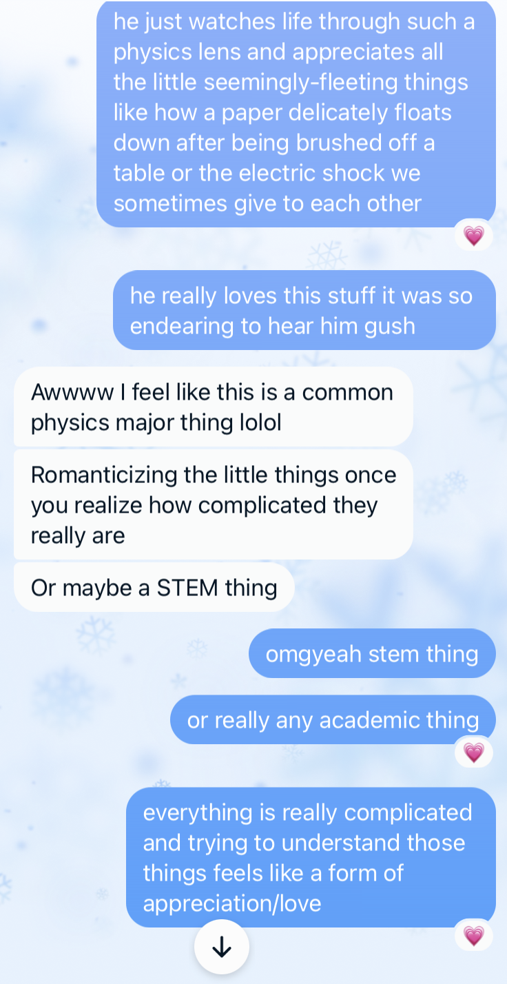 text convo between me and a friend