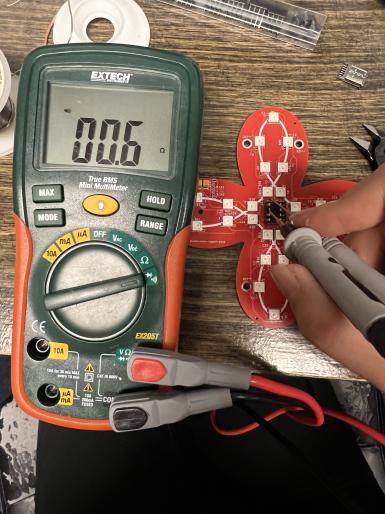 check the wiring with a multimeter