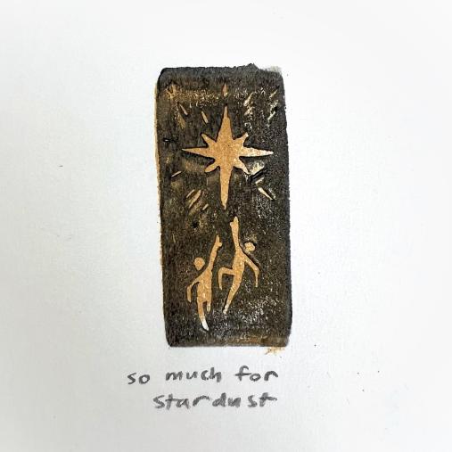 so much for stardust - two people reaching for a star