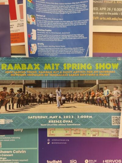 poster for rambax mit spring show