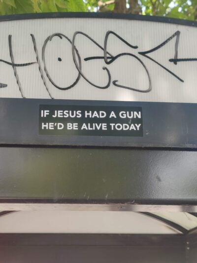 if jesus had a gun he'd be alive today