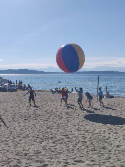 giant beach ball volleyball