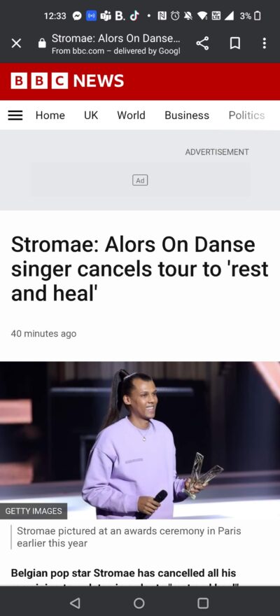 stromae cancels rest of tour news