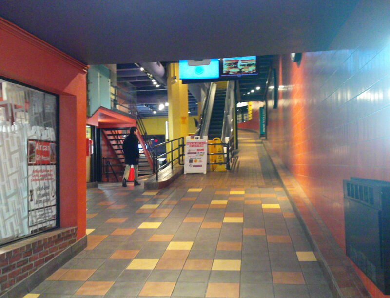 It was in a literal Parking Garage, converted to a sort of Mall. Honestly, a really cool building and I'll have to come back sometime...Not to spend more money, though π