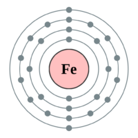 Iron Bohr atom