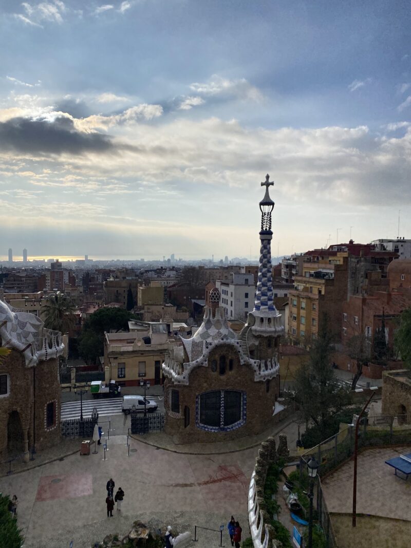 skyline view of Barcelona
