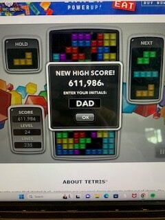 Tetris sales high score