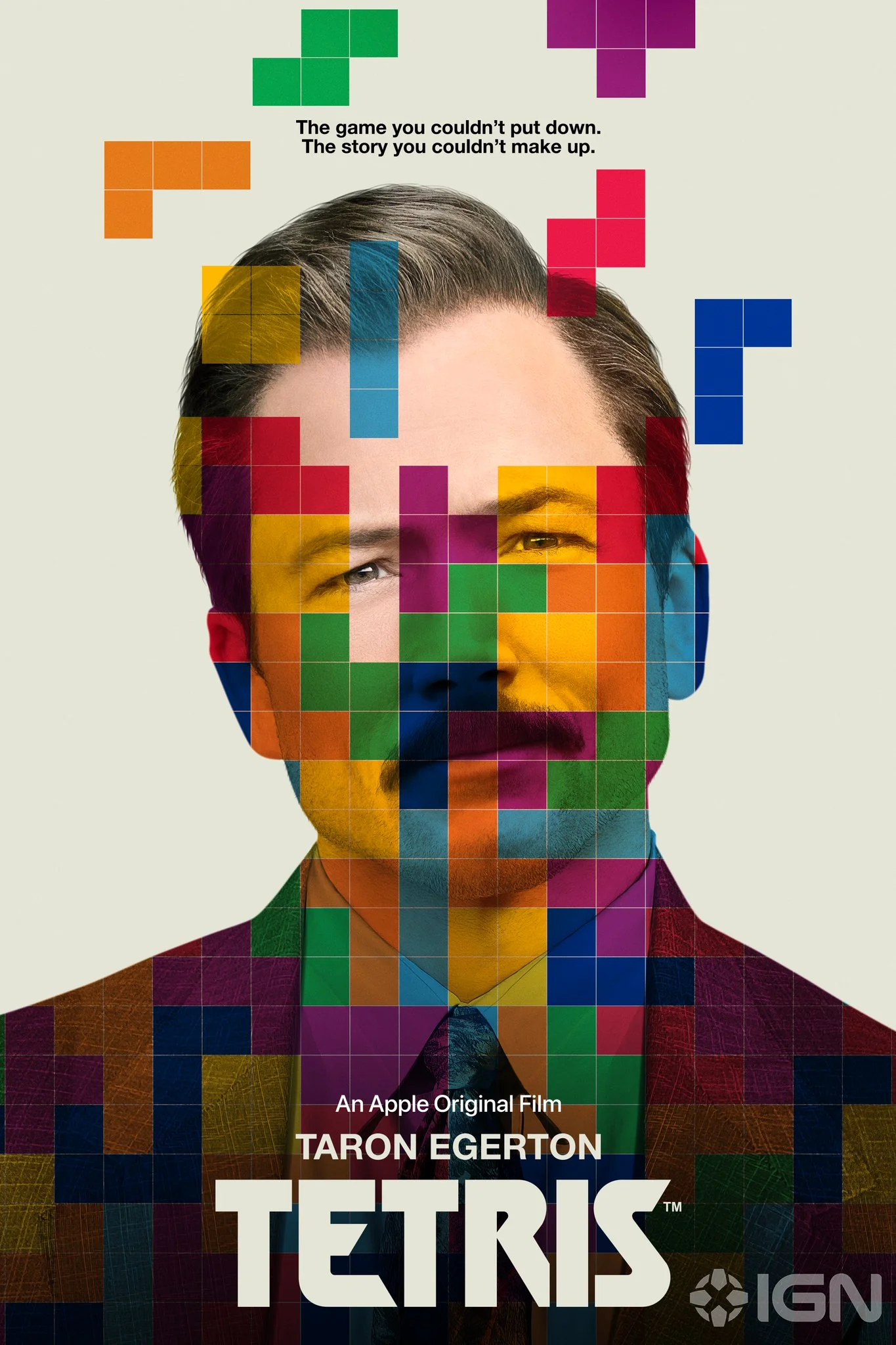 I want this poster so bad. Go watch the Tetris Movie on Apple TV!