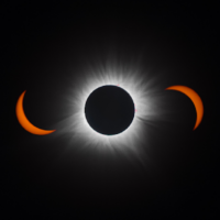 stitched photo of eclipse progression
