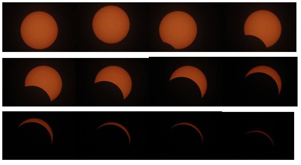 progression of the eclipse