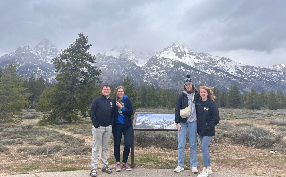 Peep the Grand Tetons! 