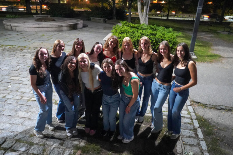 Freshman soccer class.