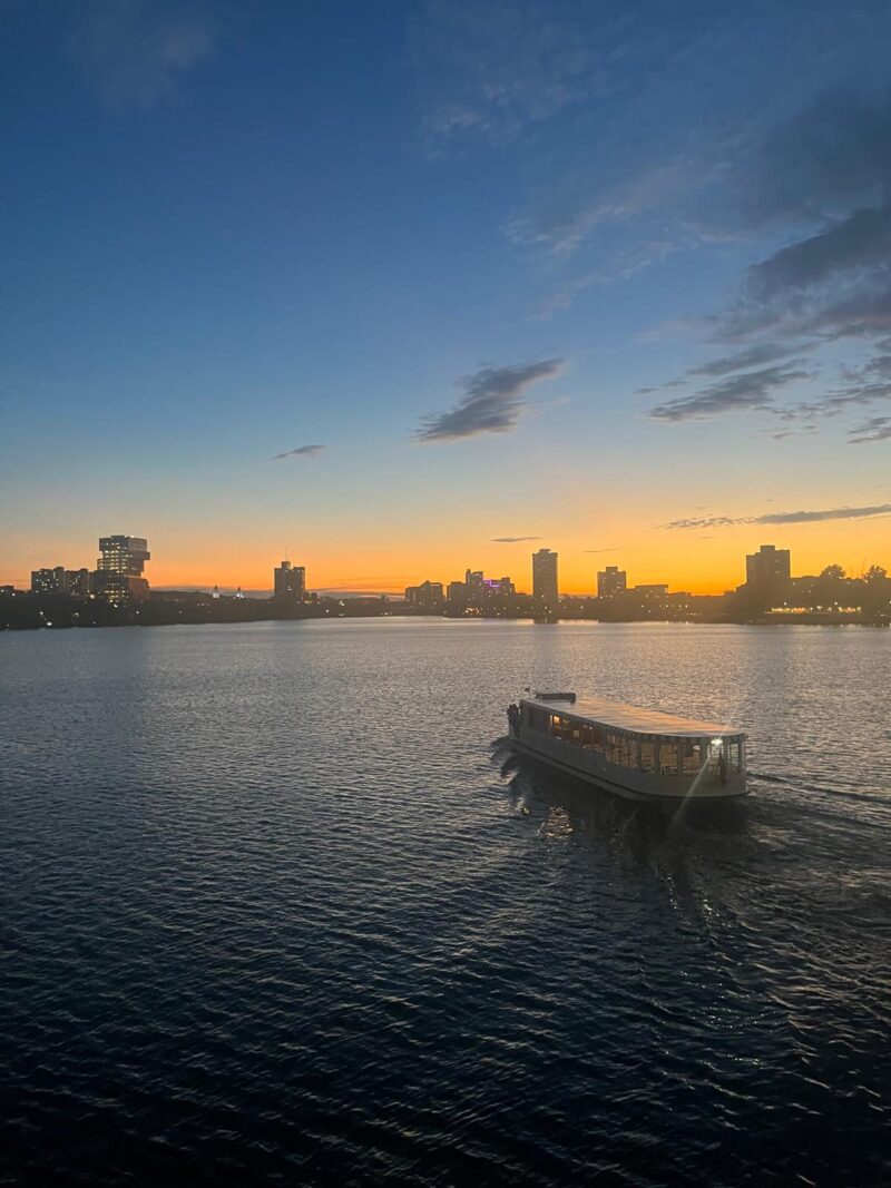 Boat on Charles River.
