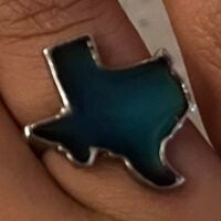 texas shaped ring