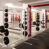 Artistic rendering of new varsity weight room.