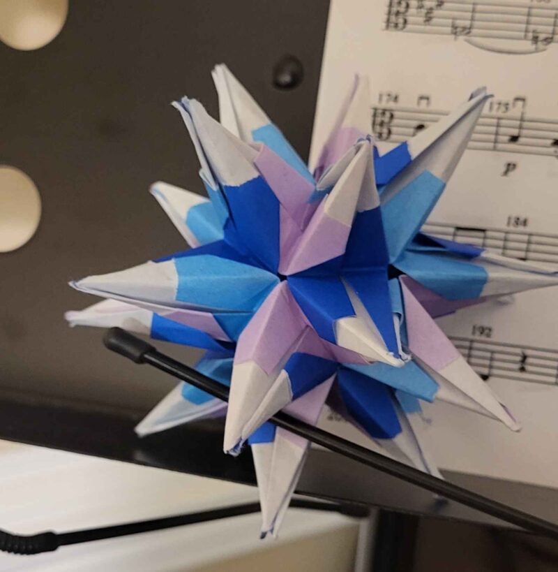 spiky origami polyhedra