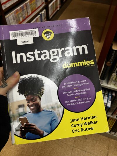 the book "instagram for dummies"