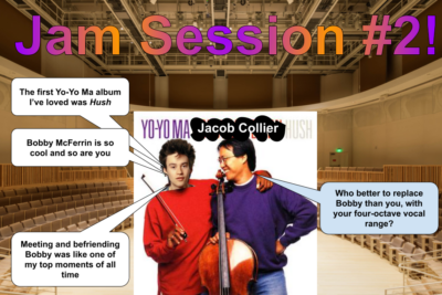 Jam session #2: They play Hush (one of the early Yo-Yo Ma albums)