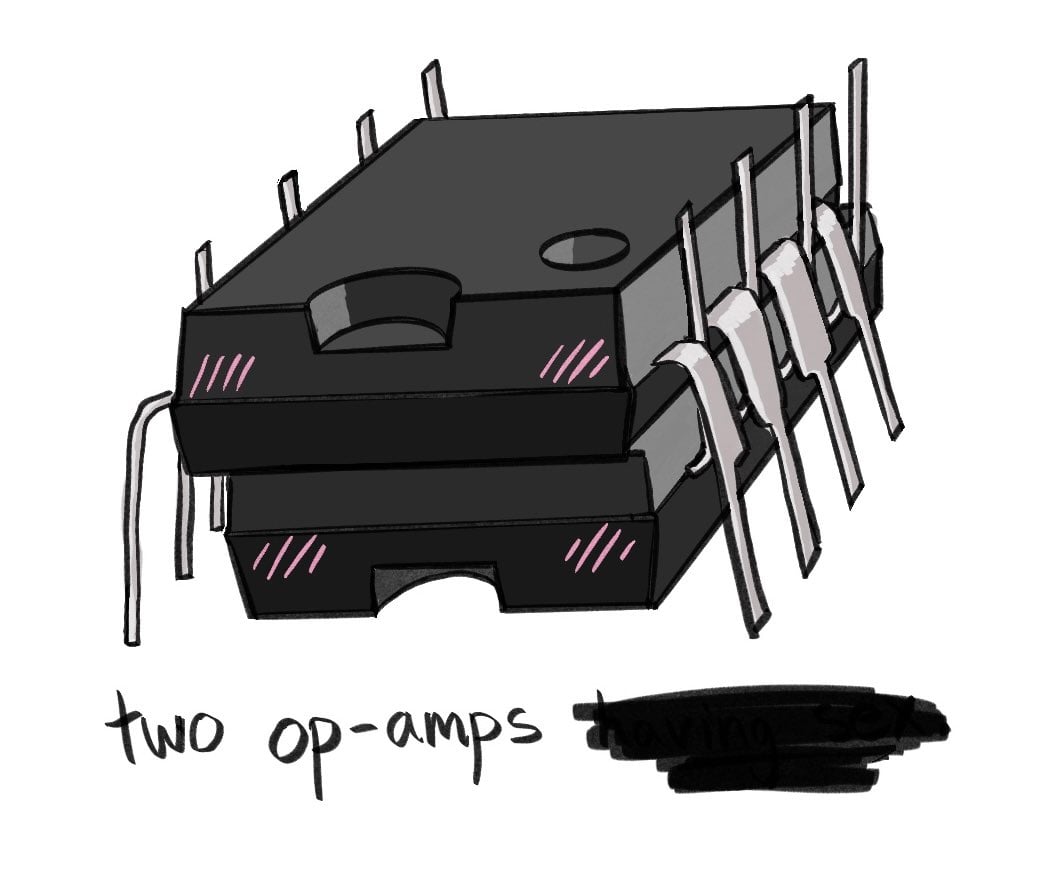 two op amps having sex