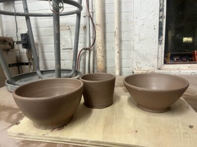 a picture of three bowls