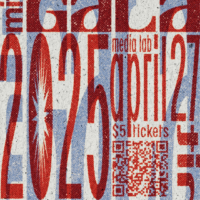 a graphic that says mit gala, 2025, april 27