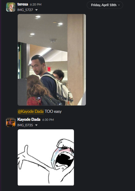 Kayode in Stud.