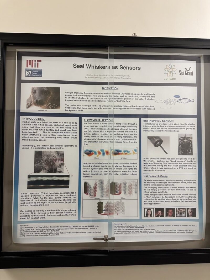 A photo of a poster of a paper entitled