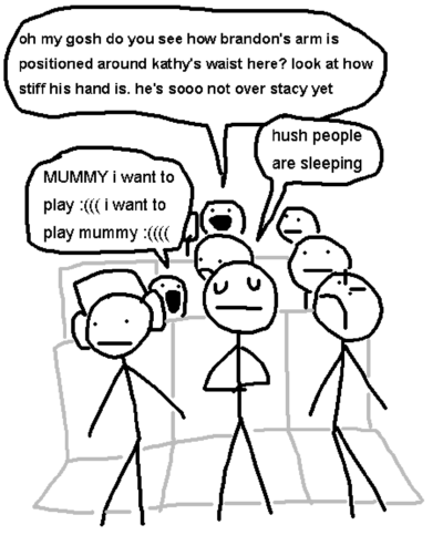 people in an airplane