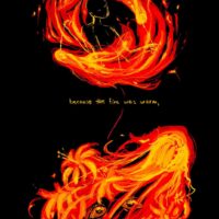 because the fire was warm, and it was beautiful.