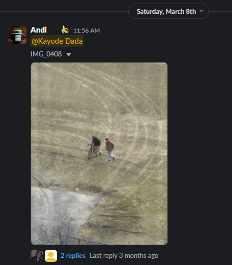 Kayode out in a field by andi.