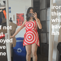 me wearing target dress lol
