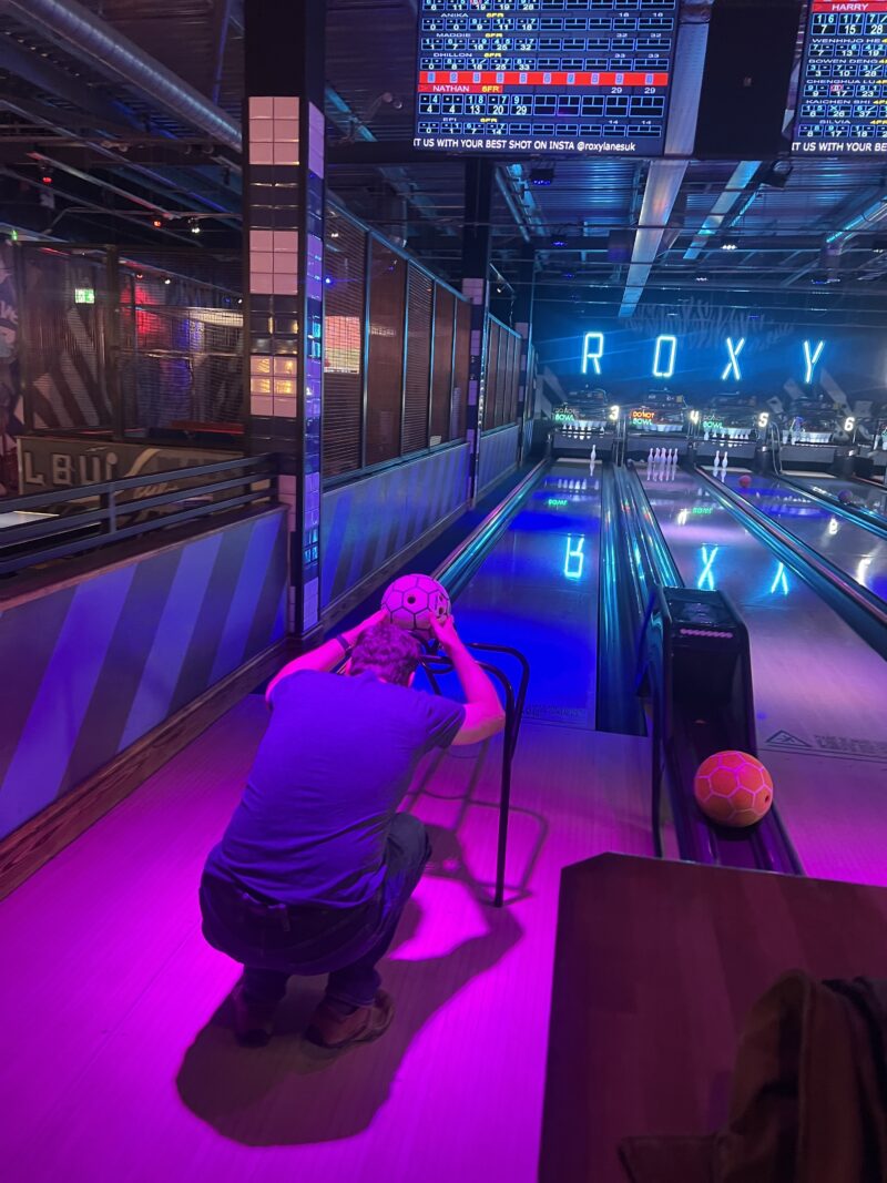 nathan lining up the perfect shot