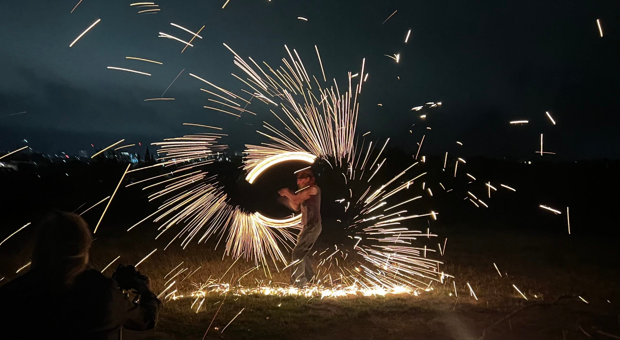 spinning fire wire