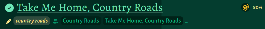 take me home, country roads
