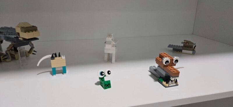 collection of small lego creatures