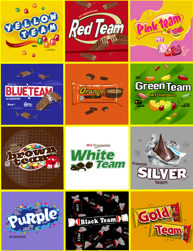 All twelve colored card designs. Candy themed like kit-kat for red, crunch bar for blue,&hellip;