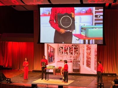 2.009 Red Team demonstrated the MIT Mech-E logo embroidered by their product