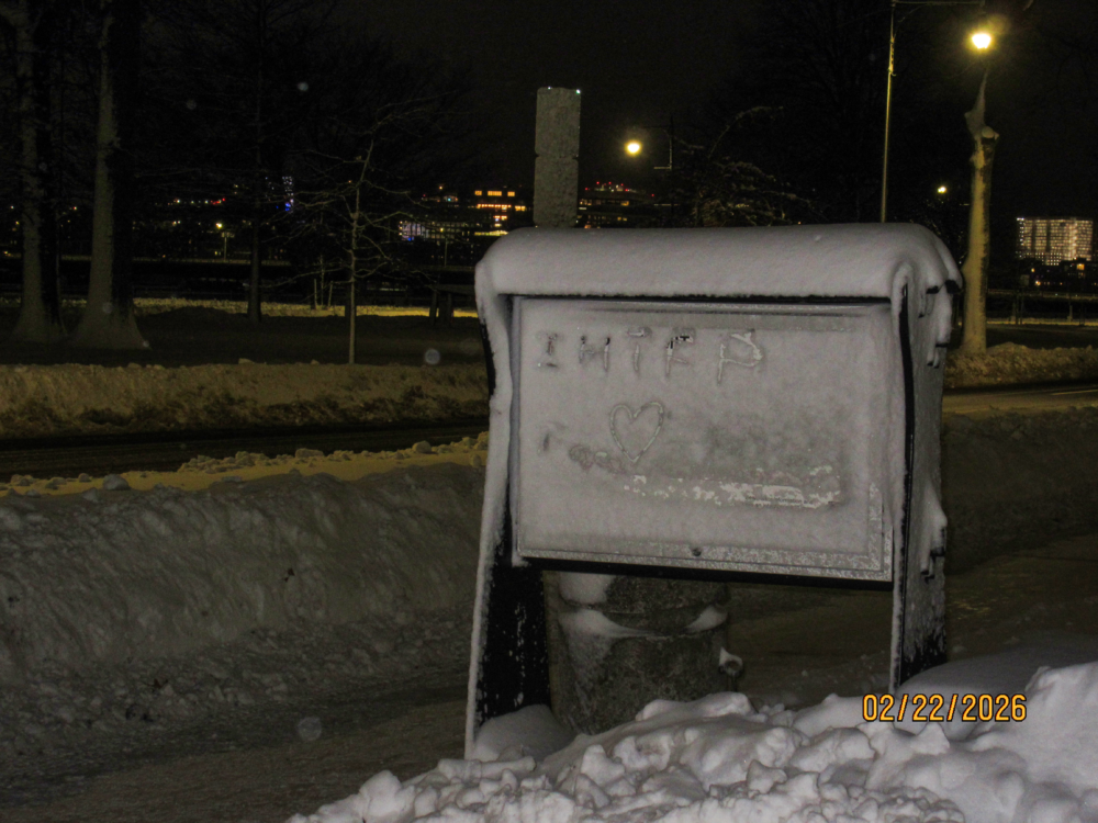 sign with a heart on it and IHTFP