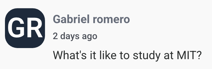 by Gabriel Romero What's it like to study at MIT?