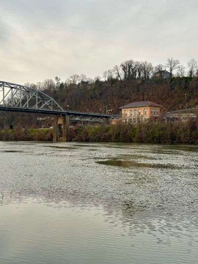 The bridge and water views are next level